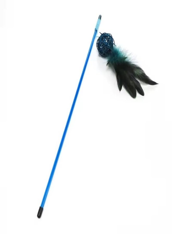 KittuPet Premium Cat Toy Interactive Cat Toys Cat Teaser Wand Pet Toy for Cat Activity Fishing Rod with Mouse Natural Feathers Cat Toys for Kittens to Play Cat Games and Toys Mouse Toy - Image 1